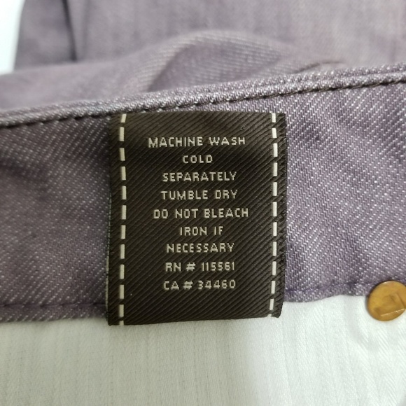 Purple A Pocket Bootcut Jeans 25x30 - Picture 7 of 8